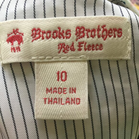 Brooks Brothers Red Fleece Floral Dress 10 - Picture 6 of 10